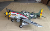 TopRCModel 89" WS All Composite Giant Scale Warbird 50-60cc P-51D Mustang Gunfighter Edition
