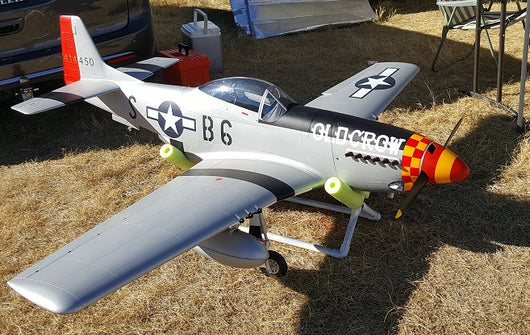 P-51D 2 bladed Painted/ Aluminum Spinner Old Crow Edition